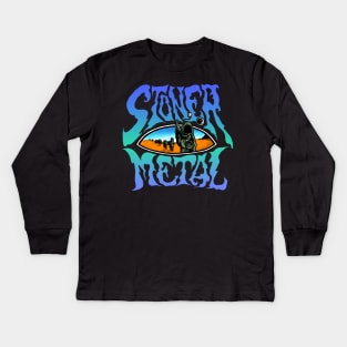 STONER METAL Kids Long Sleeve T-Shirt